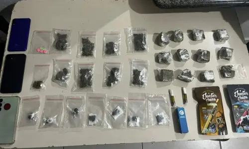Nervosismo em área de tráfico leva à prisão de homem com mais de 300g de maconha e outras drogas