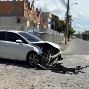 Acidente volta a ser registrado em cruzamento conhecido por ocorrências em Tijucas