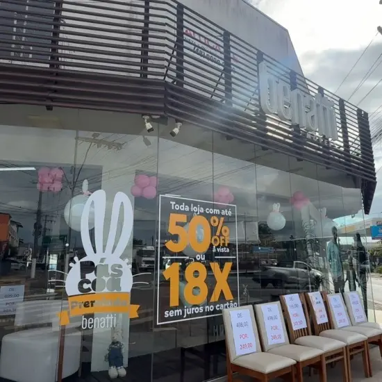 Loja de móveis lança Páscoa Premiada com até 50% de desconto e sorteio de cesta de chocolates