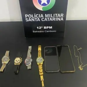 Policiamento tático recupera cerca de R$ 1 milhão em joias e relógios após assalto 