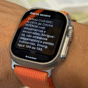 Alerta severo de chuva intensa para a região é emitido pela Defesa Civil