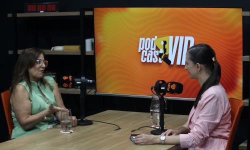 No Podcast VIP, Célia Freitas compartilha trajetória de décadas na confecção de uniformes