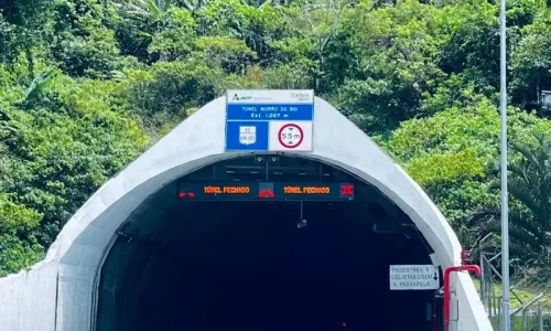 ALERTA | Túnel do Morro do Boi terá bloqueio noturno para manutenção nesta quarta-feira, 8 de abril