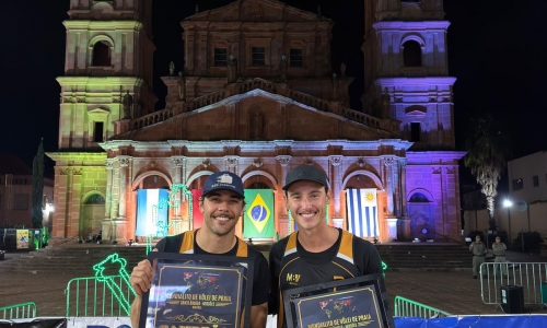 Ouro no Mundialito e convocação para a Seleção se destacam para o vôlei de praia  catarinense