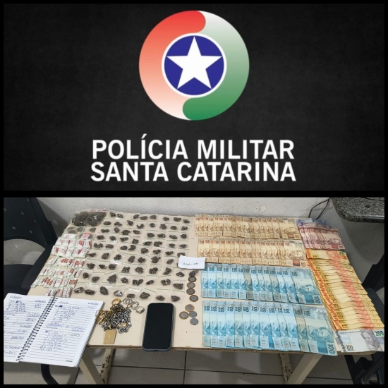 Suspeito de delivery de drogas é preso com grande quantidade de entorpecentes