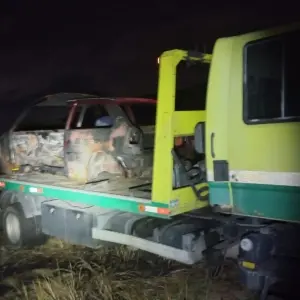 Carro com registro de furto é localizado carbonizado após açõa criminosa 
