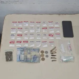 Homem confessa sete meses de tráfico e é preso com cocaína e maconha