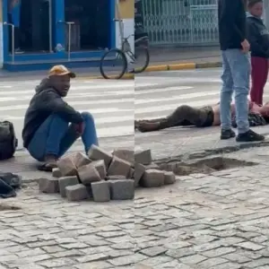 CONFIRA ▶️ | Homens em situação de rua são agredidos após confusão com comerciantes