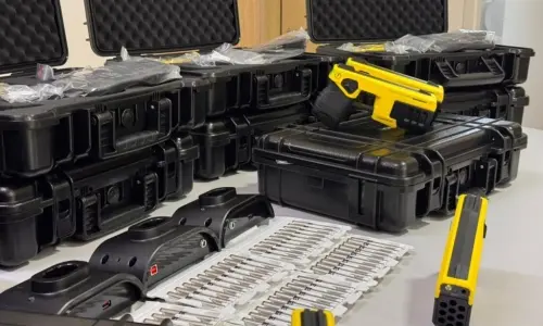 Tecnologia não letal utilizada por forças policiais nacionais e internacionais chega para agentes de segurança de Itapema