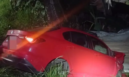 Colisão na SC-410 deixa dois motoristas feridos em Nova Trento