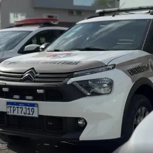 Televisor encontrado às margens de estrada rural e chama atenção de agentes de segurança