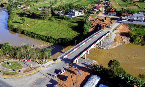 Dois anos após enchente histórica, São João Batista entrega nova Ponte dos Imigrantes Italianos