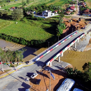 Dois anos após enchente histórica, São João Batista entrega nova Ponte dos Imigrantes Italianos