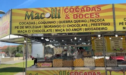 CONFIRA ▶️ | Barraquinha de cocadas anuncia chegada da Festa do Divino em Tijucas