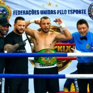 Atleta catarinense conquista título brasileiro de boxe com nocaute técnico no Rio