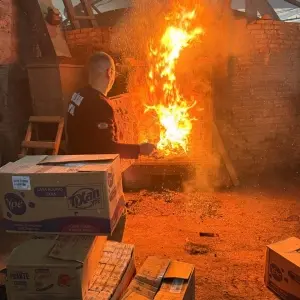 Seis meses de combate contra o tráfico resultam na incineração de 400 kg de drogas