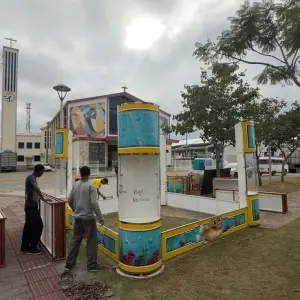 VÍDEO ▶️ | Parque de diversões começa a ganhar forma para a Festa do Divino 2026