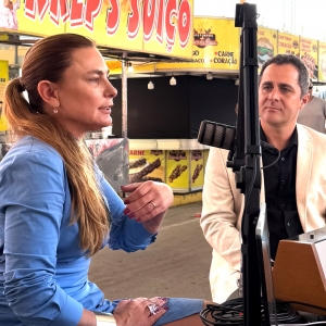 FESTA DO DIVINO | Vice-prefeito de Tijucas Rudnei de Amorim e deputada Paulinha