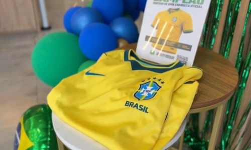 CONFIRA ▶️ | Sorteio da camiseta do Brasil movimenta público e premia participante