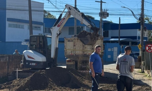 De olho no El Niño, obras de prevenção à alagamentos são executadas em Itapema