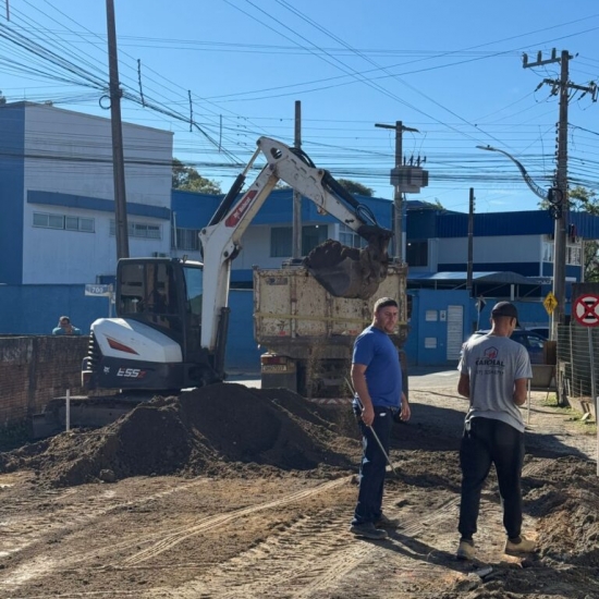 De olho no El Niño, obras de prevenção à alagamentos são executadas em Itapema