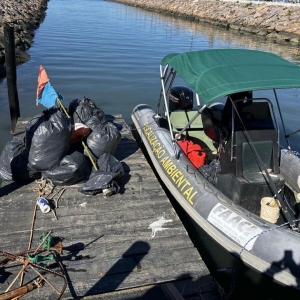 Operação recolhe equipamentos irregulares de pesca durante a temporada da tainha