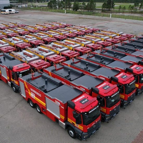 Novas viaturas do Corpo de Bombeiros chegam aos batalhões de Brusque, Tijucas e Itapema
