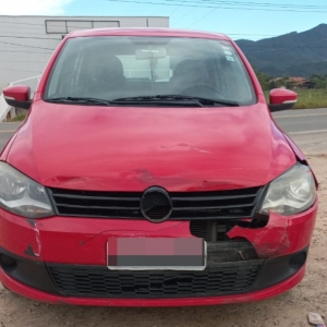 Motorista faz conversão sem aguardar e provoca acidente com moto na SC-410