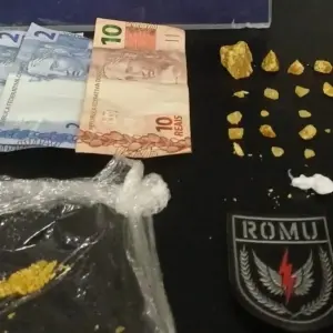 Drone flagra tráfico e guardas municipais desfazem ponto de venda de drogas