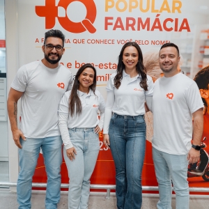FOTOS NO AR | Farmácia +Q Popular inaugura nova unidade em Tijucas com promoções para clientes
