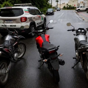 Motocicletas são recuperadas em municípios vizinhos após ação da PM