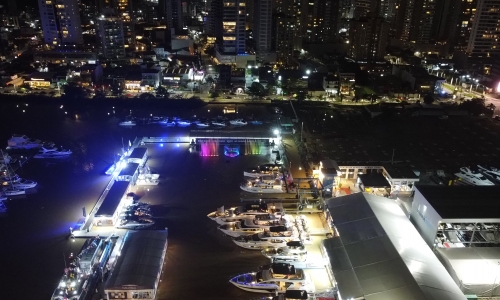 Stand de bairro cidade de Tijucas é destaque em maior evento náutico do sul do Brasil