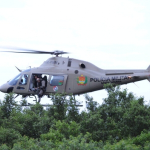 Motociclista fica inconsciente após acidente em Canelinha e é transferido de helicóptero