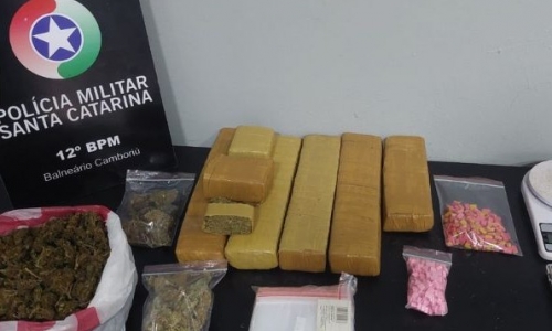 Entrega “delivery” de drogas é desarticulada e homem é preso com quase 4 kg de entorpecentes