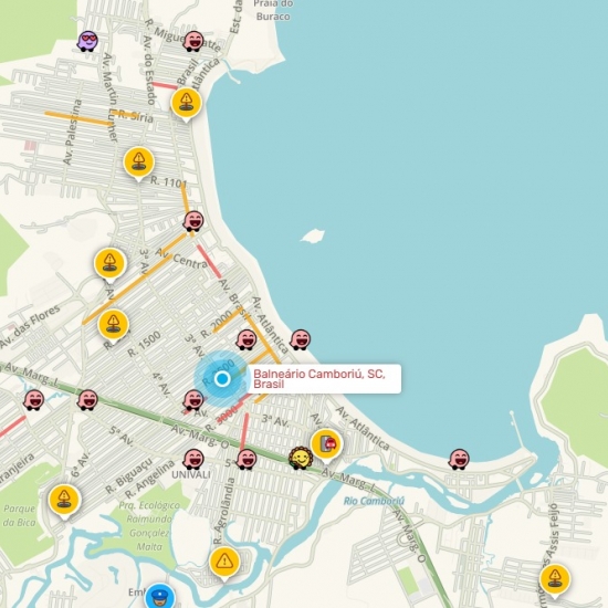 Fraude no Waze usa buracos falsos para enganar motoristas de Balneário Camboriú