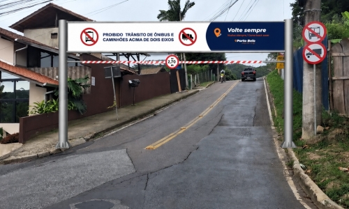 Morro de Zimbros terá trecho fechado na terça-feira para obras de segurança viária em Porto Belo