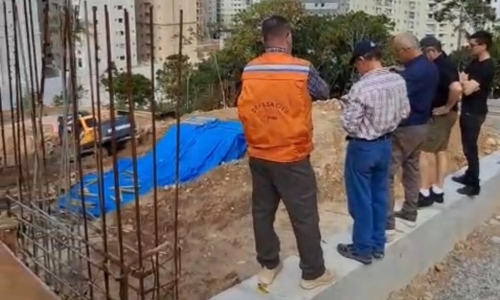 Plano de Contingência de Itapema avança com vistoria em áreas com risco de deslizamentos de terra