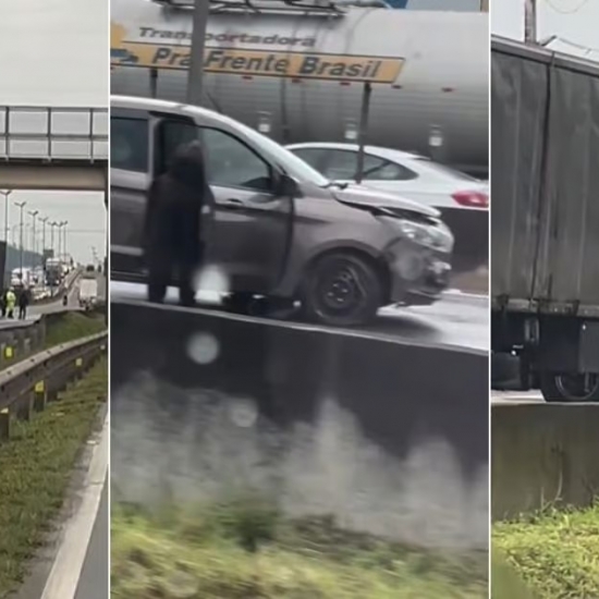 Colisão na BR-101 gera congestionamento que atinge três cidades