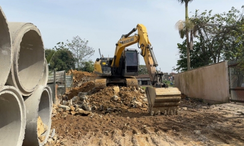 Com 60 tubos e asfalto renovado, nova via de Tijucas vai virar alternativa ao congestionamento no Centro