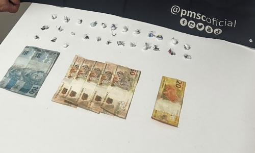 Fuga frustrada durante patrulha expõe tráfico de drogas no Centro de Tijucas