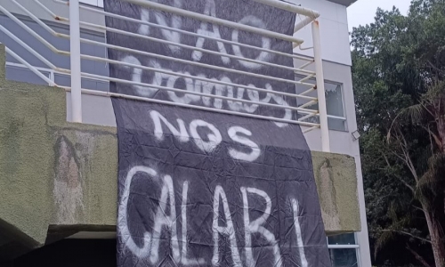 Estudantes realizam protesto contra lista misógina e exigem afastamento dos envolvidos