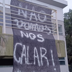 Estudantes realizam protesto contra lista misógina e exigem afastamento dos envolvidos