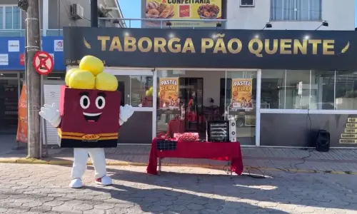 VEJA ▶️ | Bombinhas ganha nova opção de padaria com inauguração da 7ª unidade da Taborga Pão Quente