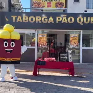 VEJA ▶️ | Bombinhas ganha nova opção de padaria com inauguração da 7ª unidade da Taborga Pão Quente