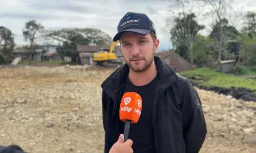 VÍDEO ▶️ | Obras da Rua Zé Guardião avançam e preparam nova ligação viária em Tijucas