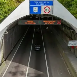 Manutenção noturna irá alterar tráfego no Túnel do Morro do Boi na próxima semana