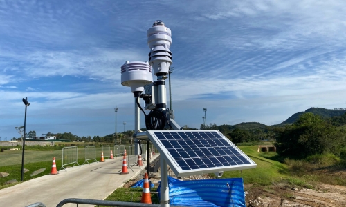 Tecnologia climática de ponta passa a integrar o monitoramento ambiental de Porto Belo