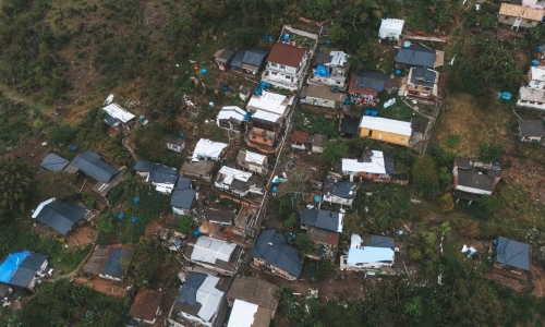 Tempestade de granizo deixa mais de 9,7 mil pessoas sem condições normais de moradia em Biguaçu