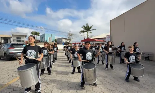 PERCUSSÃO ▶️ | Tijucas BUM está pronto para levar ritmo e energia ao Desfile Cívico