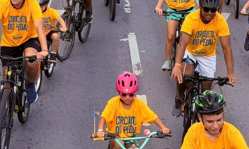 Pedal solidário reunirá famílias no Sesc Ler Tijucas neste domingo